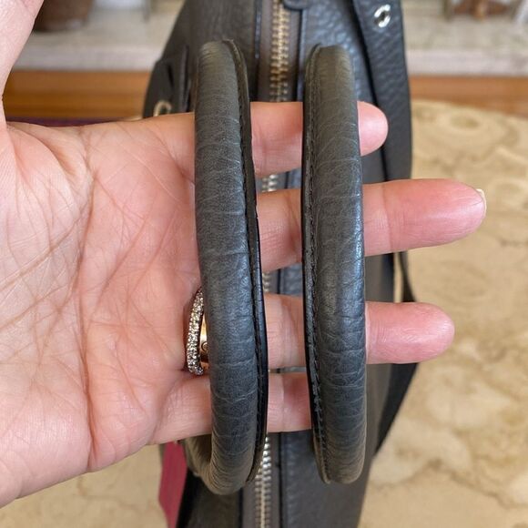 Coach 21140 Textured Leather Legacy Satchel Shoulder Bag - Picture 11 of 16